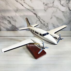 Model of Beechcraft King Air C90 with detailed craftsmanship.